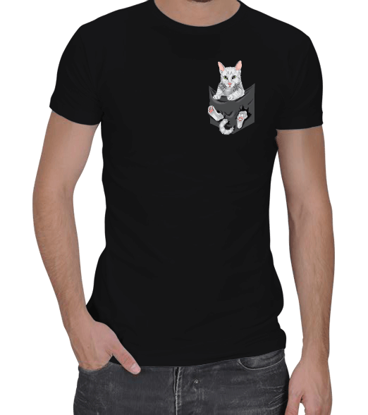Tisho - Cepte Kedi 2 Erkek Regular Kesim Tişört