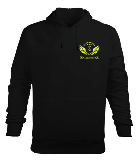 Tisho - Çerkes Bayrağı, adiga bayrağı,Çerkes logosu. Erkek Kapüşonlu Hoodie Sweatshirt