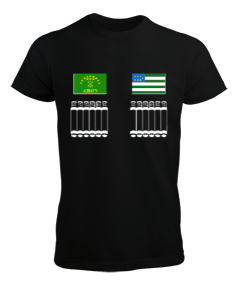 Çerkes Bayrağı, adiga bayrağı,Çerkes logosu. Erkek Tişört - Tisho