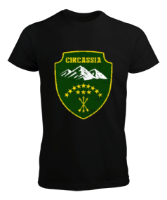 Çerkes Bayrağı, adiga bayrağı,Çerkes logosu. Erkek Tişört - Tisho