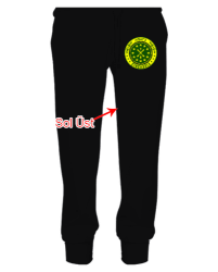 Çerkes Bayrağı, adiga bayrağı,Çerkes logosu. Siyah Erkek Eşofman Altı - Tisho