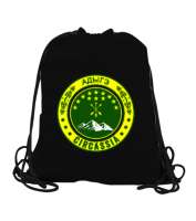 Çerkes Bayrağı,Kafkas,adiga bayrağı,Çerkes logosu. Siyah Büzgülü Spor Çanta - Tisho