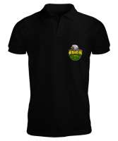Çerkes Bayrağı,Kafkas,adiga bayrağı,Çerkes logosu. Siyah Erkek Kısa Kol Polo Yaka - Tisho