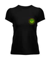 Çerkes Bayrağı,Kafkas,adiga bayrağı,Çerkes logosu. Siyah Kadın Tişört - Tisho