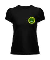 Çerkes Bayrağı,Kafkas,adiga bayrağı,Çerkes logosu. Siyah Kadın Tişört - Tisho