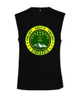 Çerkes Bayrağı,Kafkas,adiga bayrağı,Çerkes logosu. Siyah Kesik Kol Unisex Tişört - Tisho