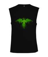 Çerkes Bayrağı,Kafkas,adiga bayrağı,Çerkes logosu. Siyah Kesik Kol Unisex Tişört - Tisho