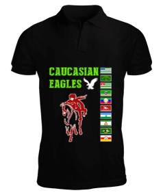 Çerkes,abhazya, Kafkas,karaçay çerkesya,kabardino balkarya,Kuzey Osetya,İnguşetya,çeçenistan,Dağısta Erkek Kısa Kol Polo Yaka - Tisho