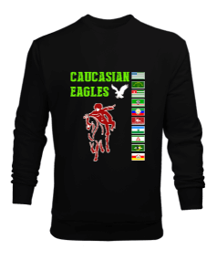 Çerkes,abhazya, Kafkas,karaçay çerkesya,kabardino balkarya,Kuzey Osetya,İnguşetya,çeçenistan,Dağısta Erkek Sweatshirt - Tisho