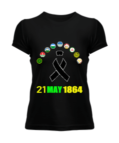 Çerkes,abhazya, Kafkas,karaçay çerkesya,kabardino balkarya,Kuzey Osetya,İnguşetya,çeçenistan,Dağısta Kadın Tişört - Tisho