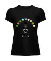 Çerkes,abhazya, Kafkas,karaçay çerkesya,kabardino balkarya,Kuzey Osetya,İnguşetya,çeçenistan,Dağısta Siyah Kadın Tişört - Tisho