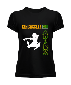 Çerkes,Çerkes Bayrağı, adiga bayrağı,Çerkes logosu. Kadın Tişört - Tisho