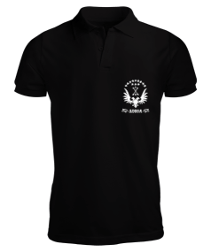 Çerkes,Kafkas,Çerkes Bayrağı, adiga logosu. Erkek Kısa Kol Polo Yaka - Tisho