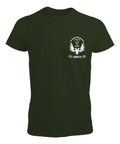 Çerkes,Kafkas,Çerkes Bayrağı, adiga logosu. Erkek Tişört - Tisho