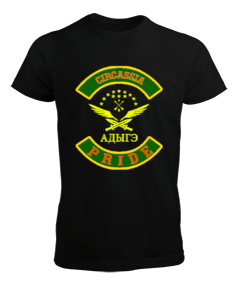 Çerkes,Kafkas,Çerkes Bayrağı, adiga logosu. Erkek Tişört - Tisho