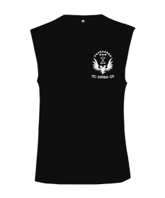 Tisho - Çerkes,Kafkas,Çerkes Bayrağı, adiga logosu. Kesik Kol Unisex Tişört