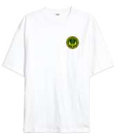 Çerkez - Adige Arma Bayrak - Çerkes Beyaz Oversize Unisex Tişört - Tisho