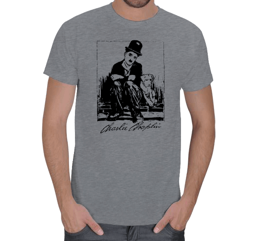 Tisho - Charlie Chaplin - [2] Erkek Tişört