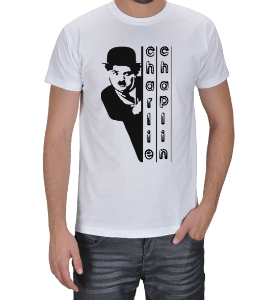 Tisho - Charlie Chaplin Erkek Tişört