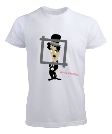 Tisho - Charlie Chaplin Erkek Tişört