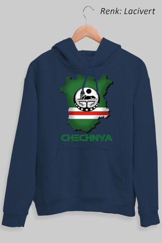 Chechnya Unisex Kapüşonlu Sweatshirt - Thumbnail