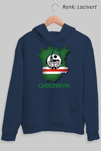 Chechnya Unisex Kapüşonlu Sweatshirt - Tisho
