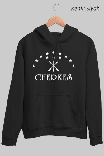 Cherkes Unisex Kapüşonlu Sweatshirt - Thumbnail