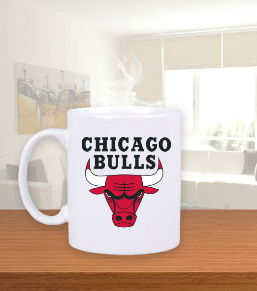 Chicago BULLS Beyaz Kupa Bardak