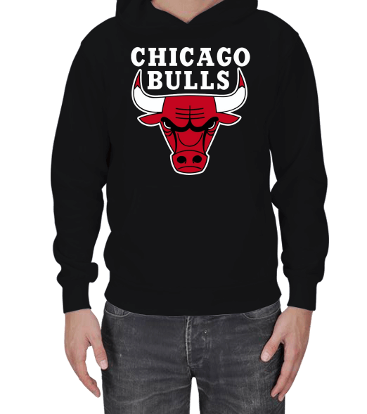 Tisho - Chicago Bulls Hoodie Erkek Kapşonlu