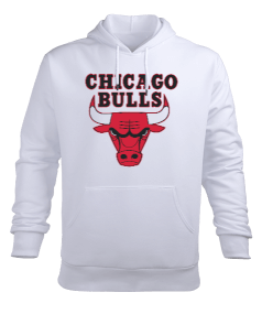 Tisho - Chicago Bulls Hoodie Sweatshirt Erkek Kapüşonlu Hoodie Sweatshirt