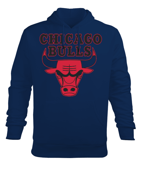 Tisho - Chicago Bulls kapüşonlu hoodie sweatshirt Erkek Kapüşonlu Hoodie Sweatshirt