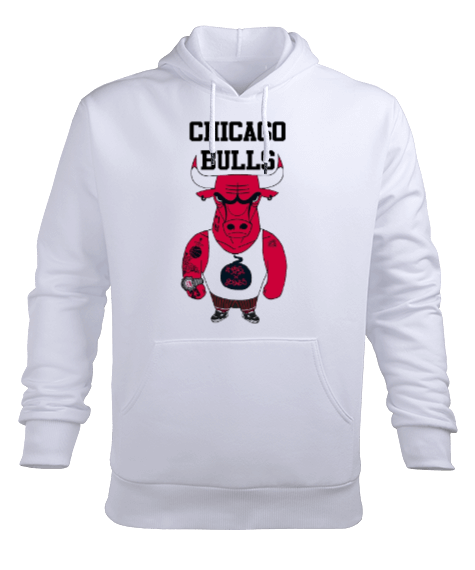 Tisho - Chicago bulls sweatshirt Erkek Kapüşonlu Hoodie Sweatshirt