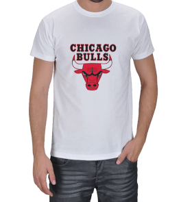 Tisho - Chıcago Bulls Tasarımlı Erkek Tişört