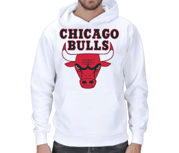 Tisho - Chicago Bulls Tasarımlı Kışlık Erkek Kapşonlu