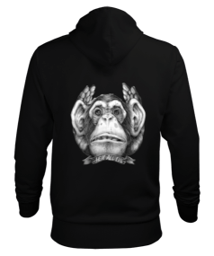 Chimp Monkey Erkek Kapüşonlu Hoodie Sweatshirt - Thumbnail
