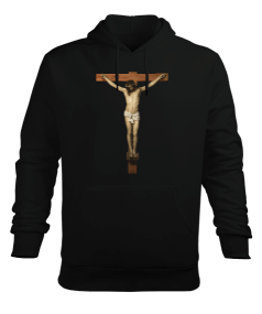 Tisho - Christ Crucified Erkek Kapüşonlu Hoodie Sweatshirt