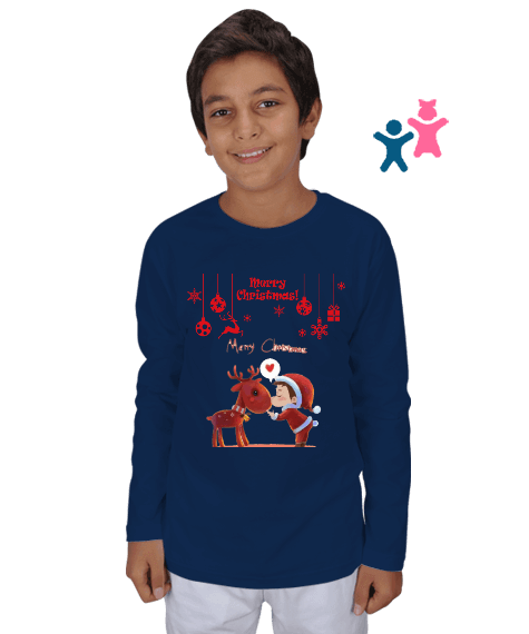 Tisho - Christmas Çocuk Unisex Uzunkollu