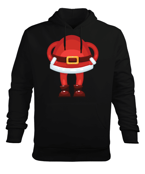 Tisho - christmas head Erkek Kapüşonlu Hoodie Sweatshirt