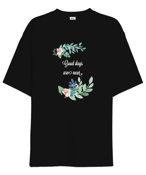Tisho - Çiçek Oversize Unisex Tişört