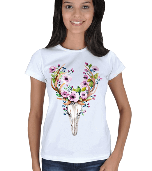 Tisho - Çiçekçi Kadın Tişört