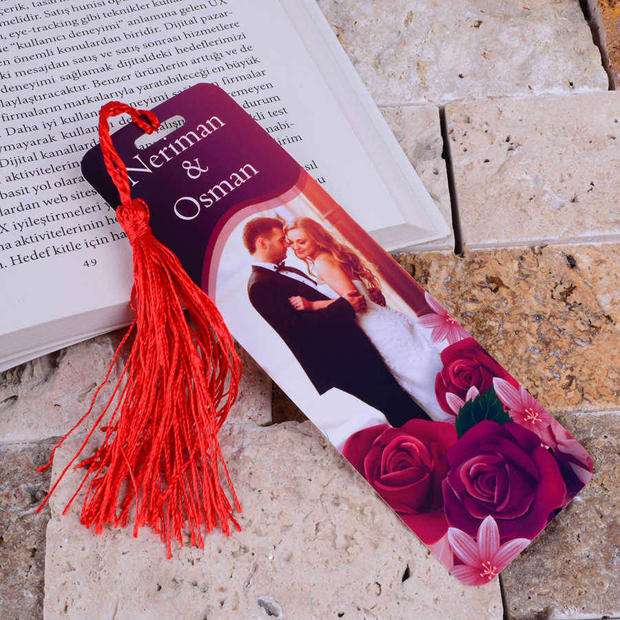 Tisho - Çiçekli Kitap Ayracı