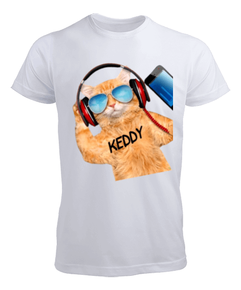 Tisho - Çılgın Kedi Erkek Tişört