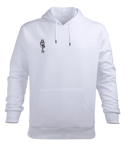 Tisho - çıngıraklı yılan tasarımı Erkek Kapüşonlu Hoodie Sweatshirt