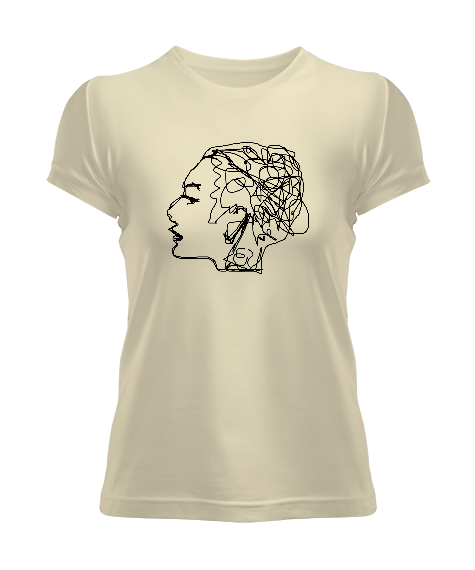 Tisho - Çizgi Kadın Tişört