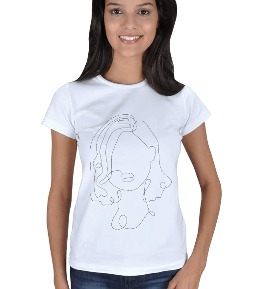 Tisho - çizim Kadın Tişört