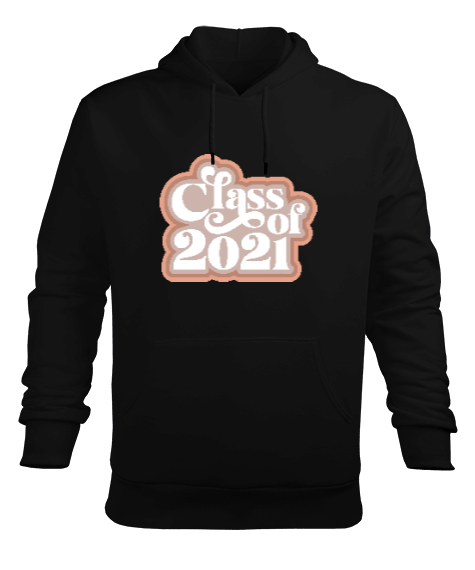 Tisho - Class of 2021 Erkek Kapüşonlu Hoodie Sweatshirt
