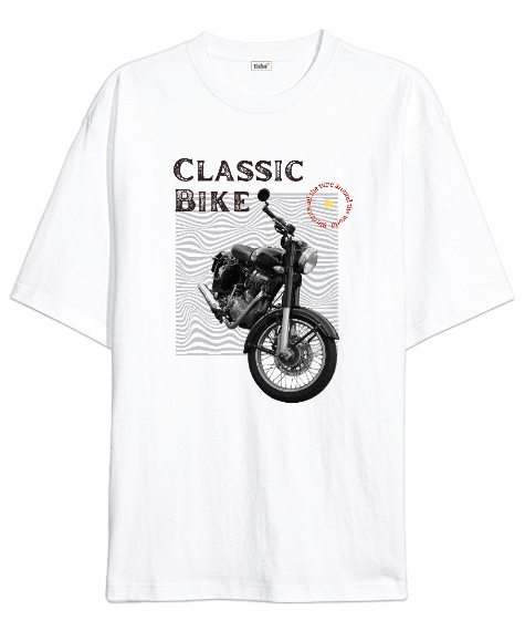 Tisho - Classic Bike Oversize Unisex Tişört