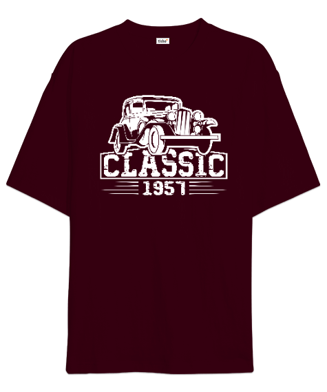 Tisho - Classic Car Oversize Unisex Tişört