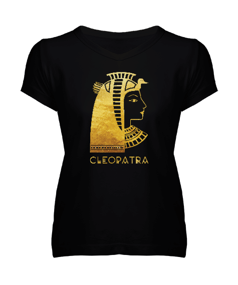 Tisho - Cleopatra Kadın V Yaka Tişört