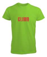 CLIMB Fıstık Yeşili Erkek Tişört - Thumbnail